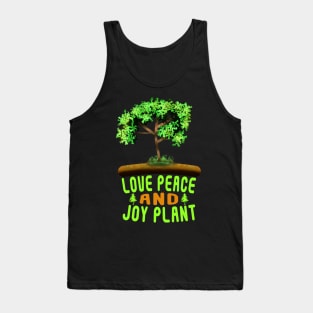 Love Peace And Joy Plant Tank Top